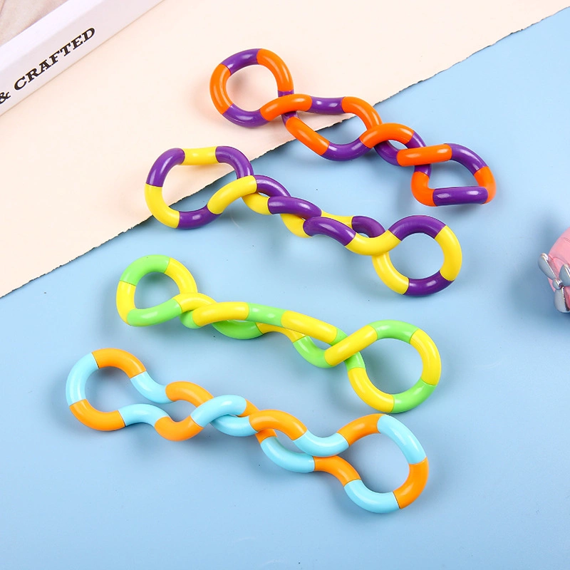 Cheap BPA Free Kids Winding Fidget Sensory Toys Anti Stress Twist Adult Fidget Deformation Rope Toy