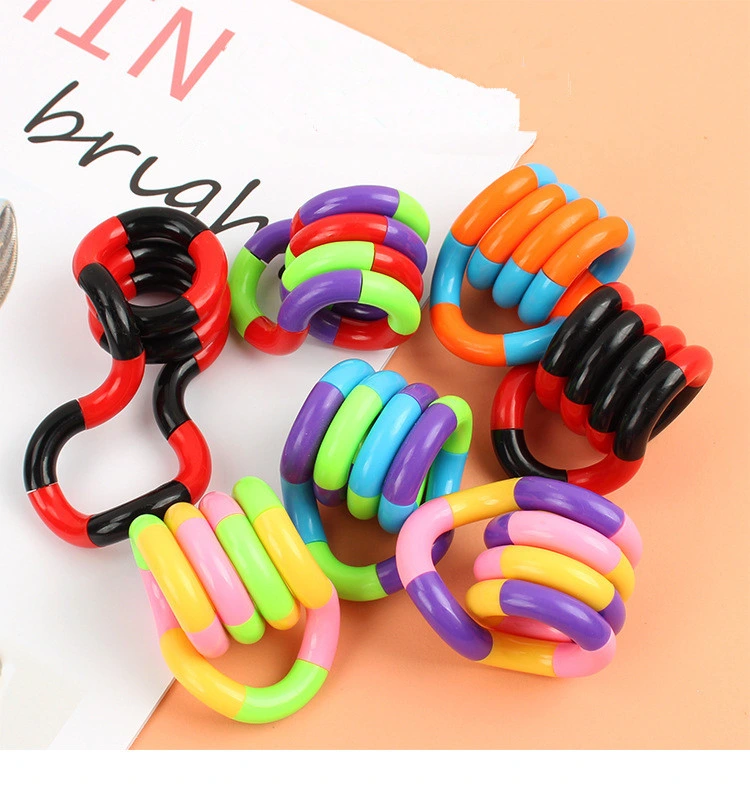 Cheap BPA Free Kids Winding Fidget Sensory Toys Anti Stress Twist Adult Fidget Deformation Rope Toy