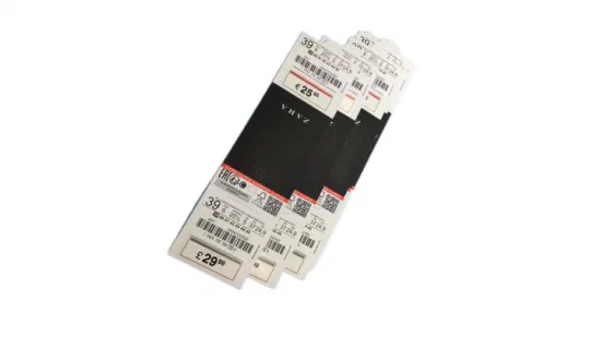 UHF Hang Tags Chip Ecoding and Printing Clothes RFID Label