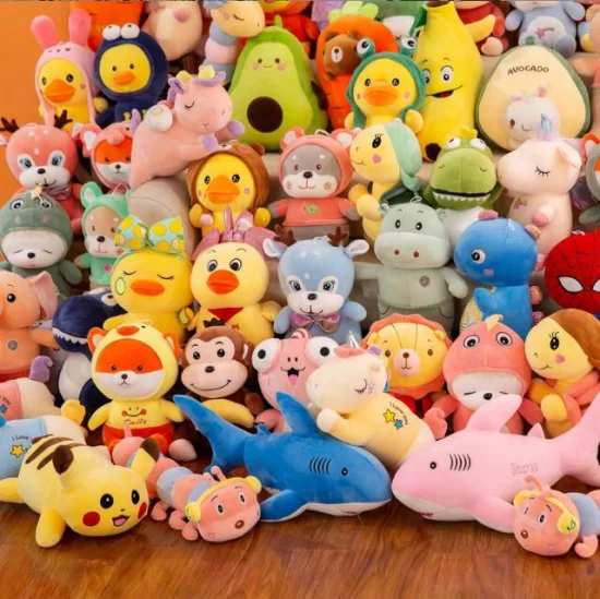 Wholesale Factory Price 7 8 10 Inches PP Cotton Customized Logo Accpetable Plush Toy